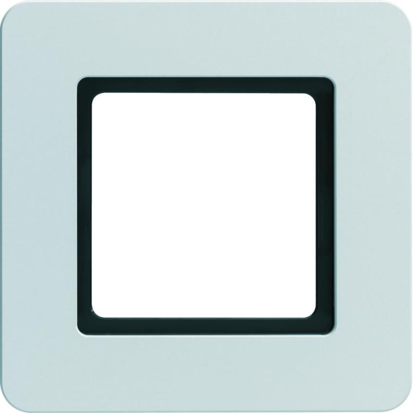 Q.7 Ramka 1-krotna do modułu podświetlenia LED, aluminium