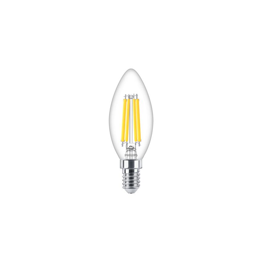 Żarówka LED ściemnialna świeczka 3,4W=40W 470lm 2700K barwa ciepła VLE LEDCandleD3,4-40W E14 B35 927