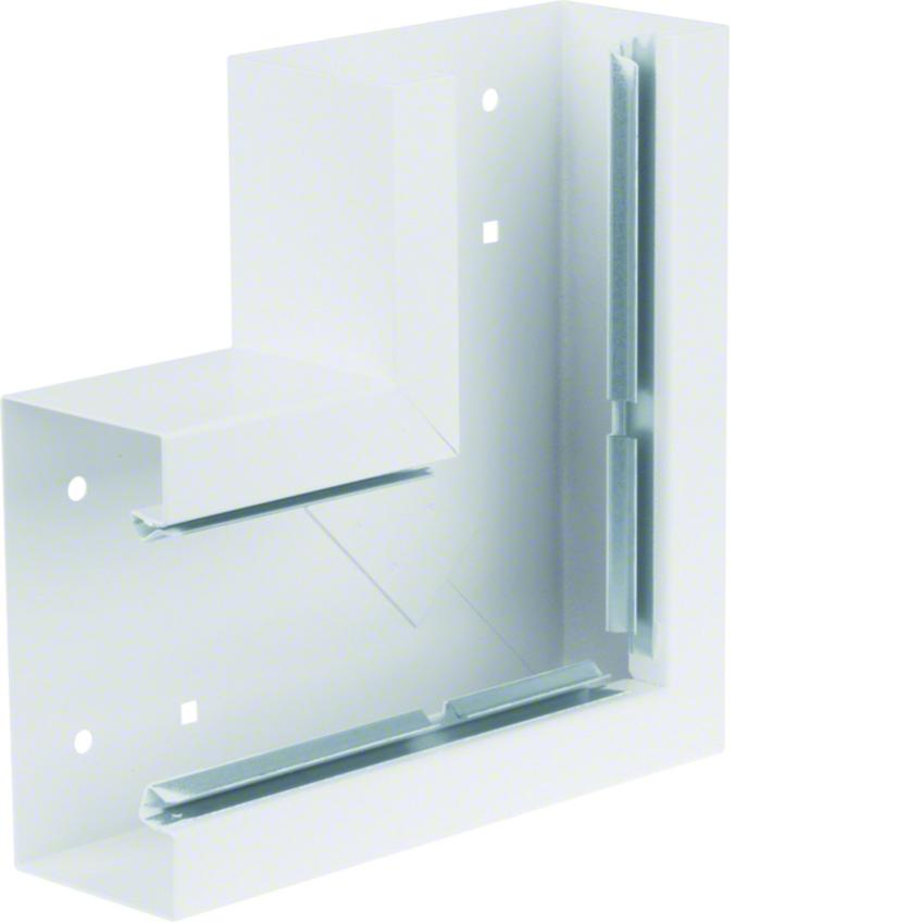tehalit.BRS Kąt płaski 65x130, stalowy, biały BRS6513059016 HAGER