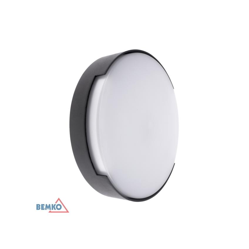 OPRAWA ELEWACYJNA VALANT 16W 4000K 1180LM IP65 250X62MM OKRĄGŁA GRAFIT