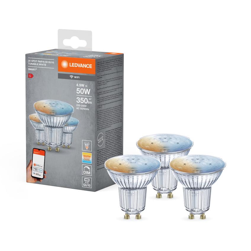 3PAK Żarówka LED GU10 5W 350lm CCT SMART+ WiFi Ściemnialna 4058075486034 LEDVANCE