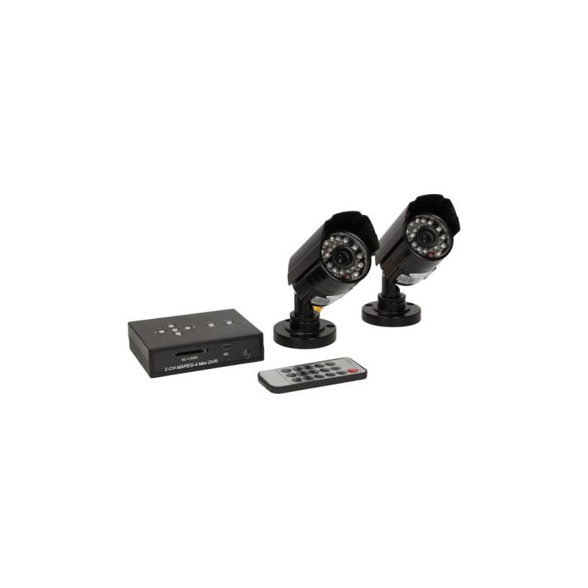 System do monitoringu 2-kanałowy przewodowy CCTV OR-MT-JX-1804 ORNO