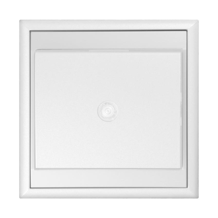 Łącznik podtynkowy jednobiegunowy Luna, 10A, 250V, WP-1L, biały