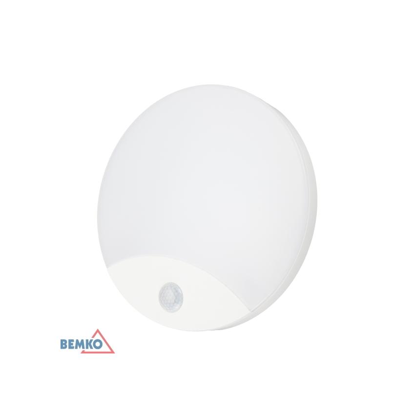 PLAFONIERA LED TAWAN 10W 4000K 940LM IP44 CZ. PIR C38-ST41-104-PIR BEMKO