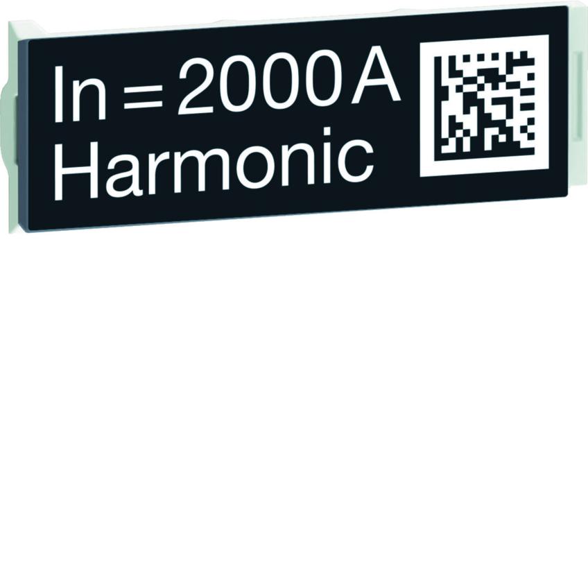 ACB HW2/4 Wtyczka z oznaczeniem znamionowym wyłącznika 2000A Harmonic