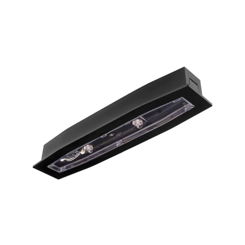 Oprawa sieciowo-awaryjna podtynkowa SUPREMA LED SCH 350 A 3H CT IP54 PT [BLK] / soczewka korytarzowa