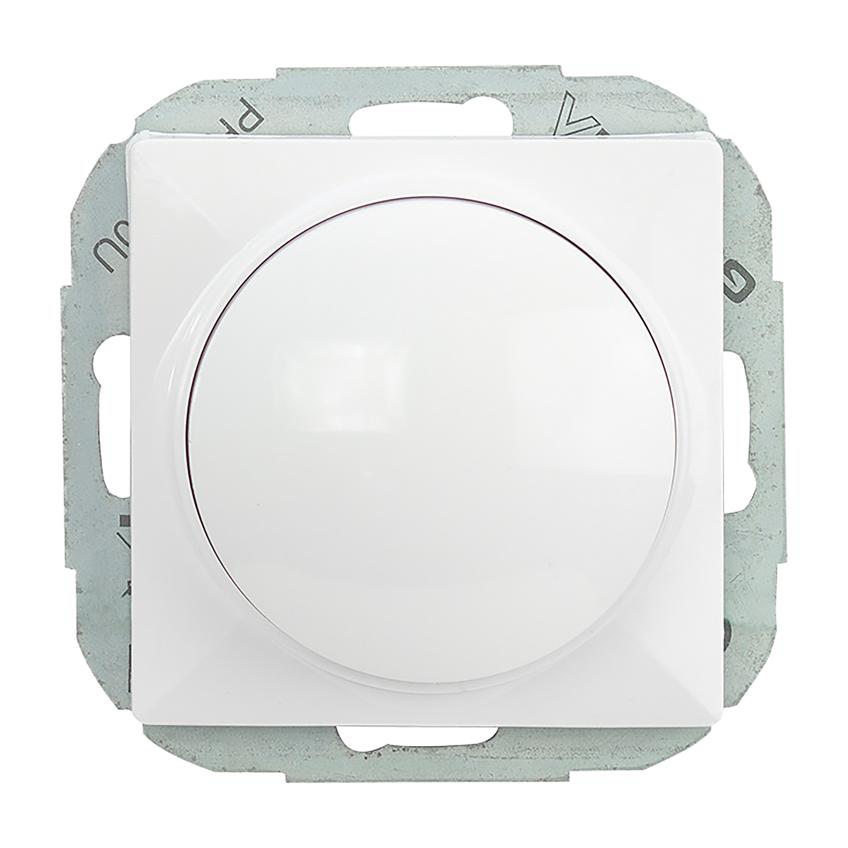 Ściemniacz obrotowy LED Pearl, 230V, 50Hz, Pmin:3W, Pmax:35W, SO-1P/LED, biały