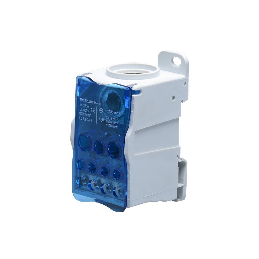 Blok rozdzielczy 400A zacisk wejściowy 1x185mm2 zaciski wyjściowe 4x10 i 5x16 i 2x35mm2 OR-LZ-8200/4