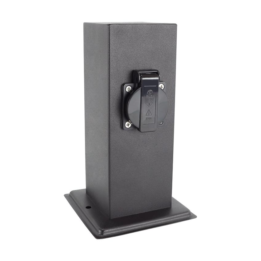 Gniazdo wtyczkowe PORT 22 2x230V D BLACK