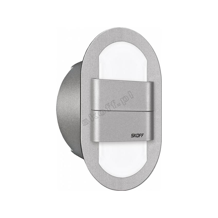 KINKIET DUO RUEDA – G(alu)  / WW (ciepły biały)   [obud. Aluminium]